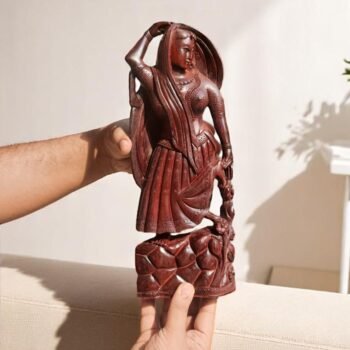 Handcrafted Wooden Statue