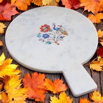 Handcrafted Marble Chowki