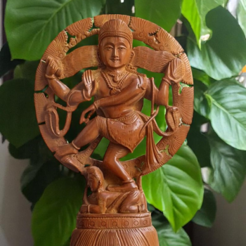 Handcrafted Wooden Statue of Nataraja