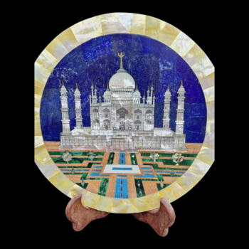 decorative round marble artwork