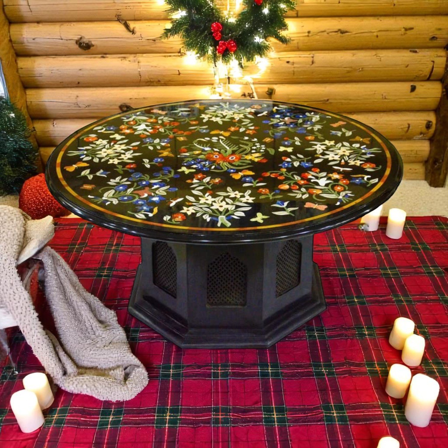 Decorative Black Marble Centre Table