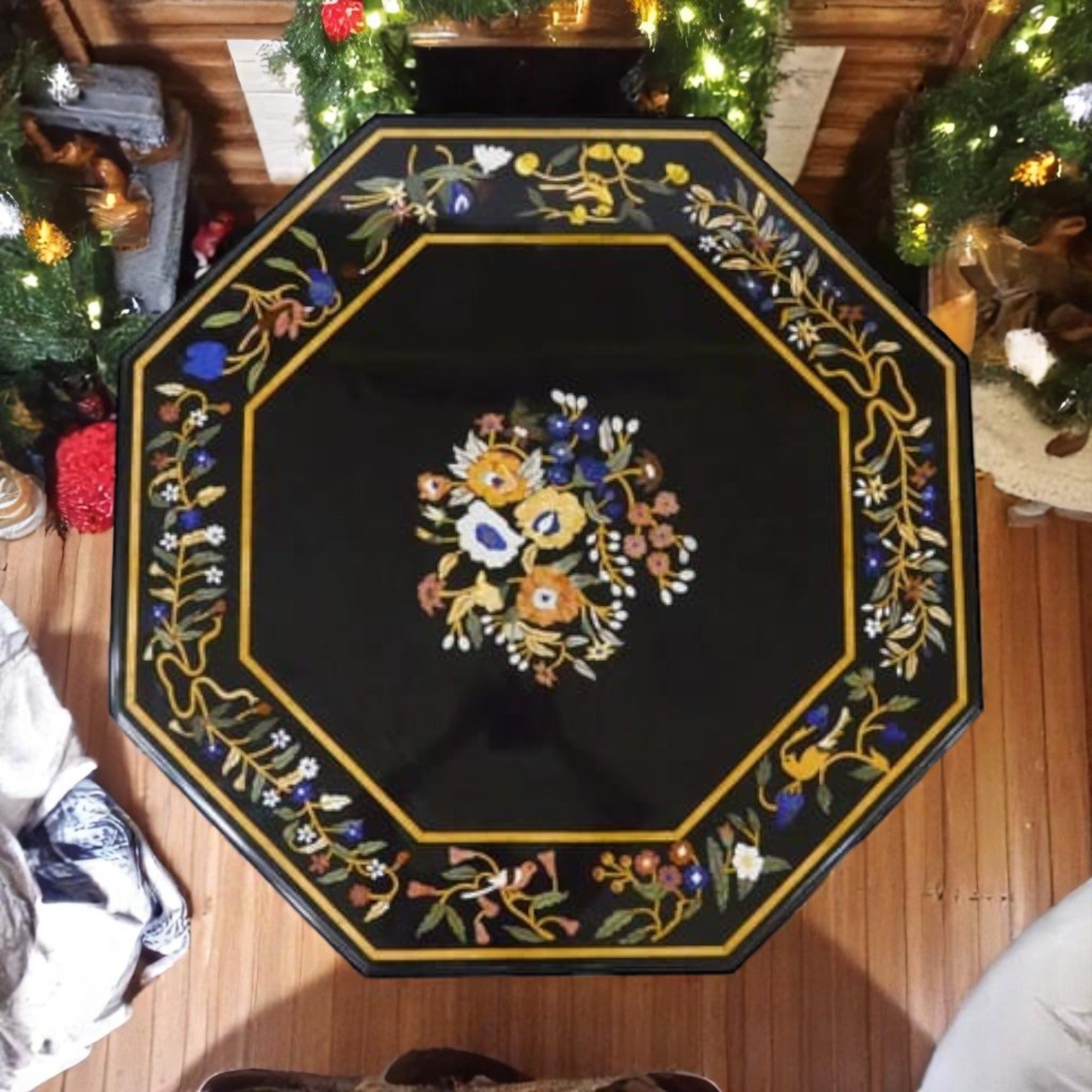 Octagonal Decorative Marble Table