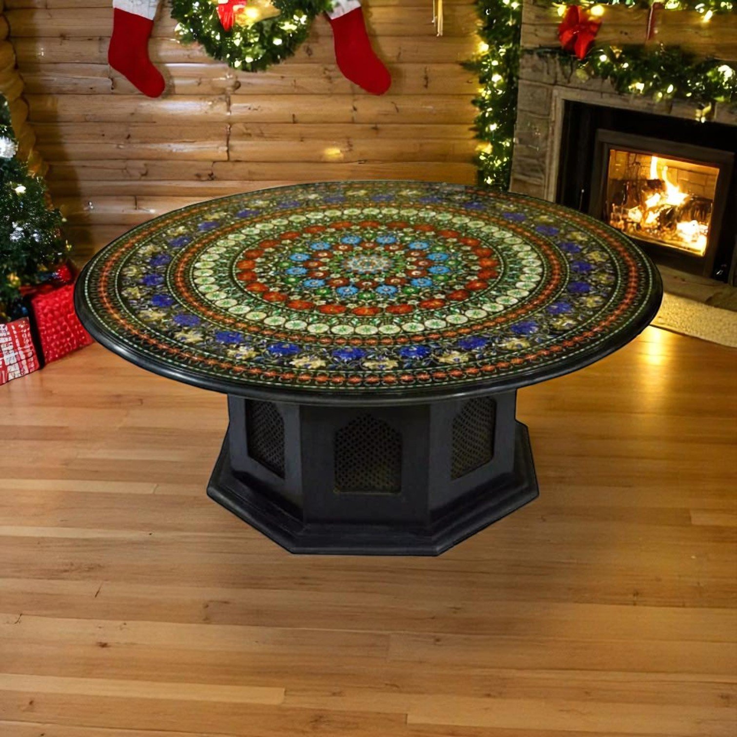 Round Decorative Marble Centre Table
