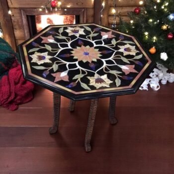 Octagonal Decorative Marble Side Table