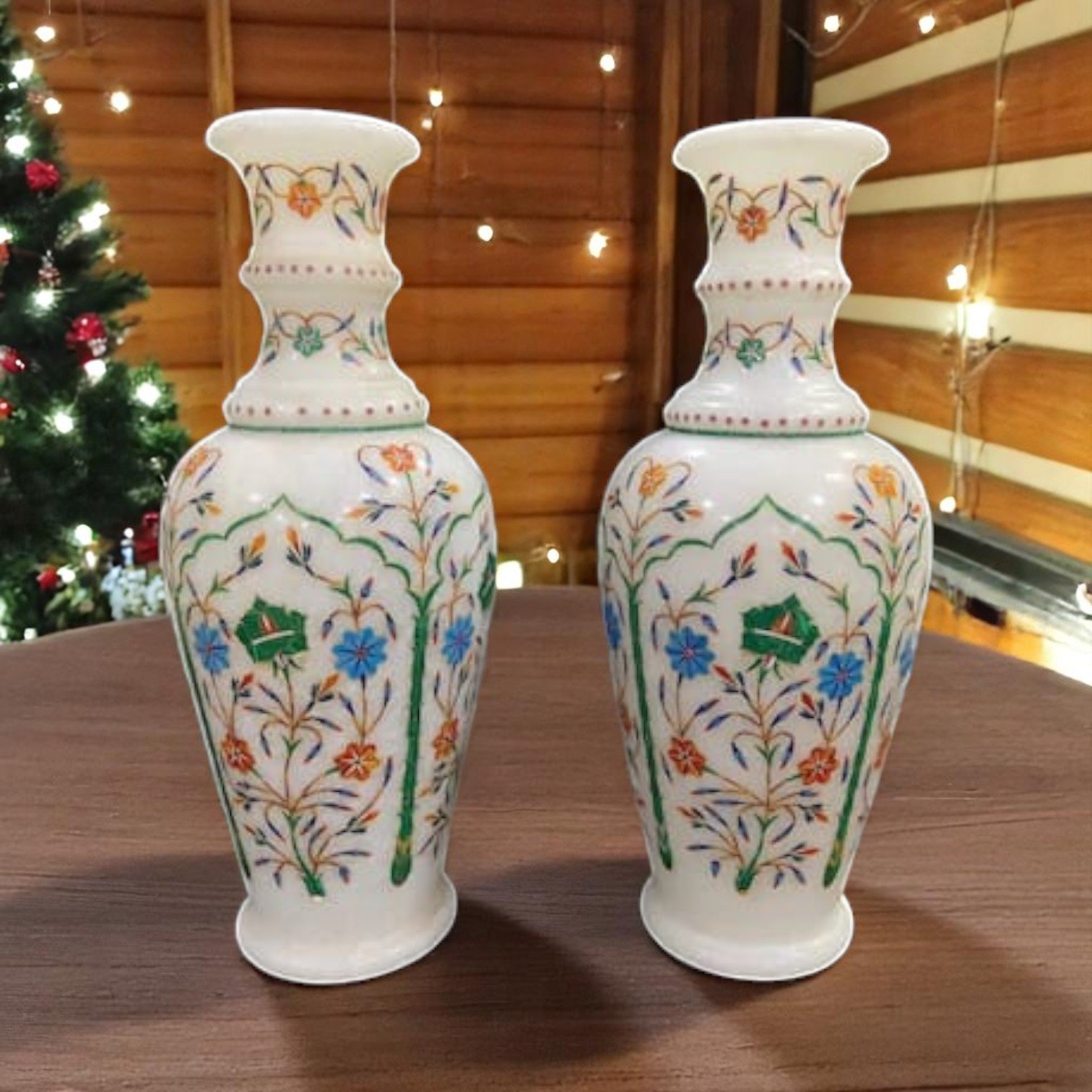 Pair of Decorative Ceramic Vases